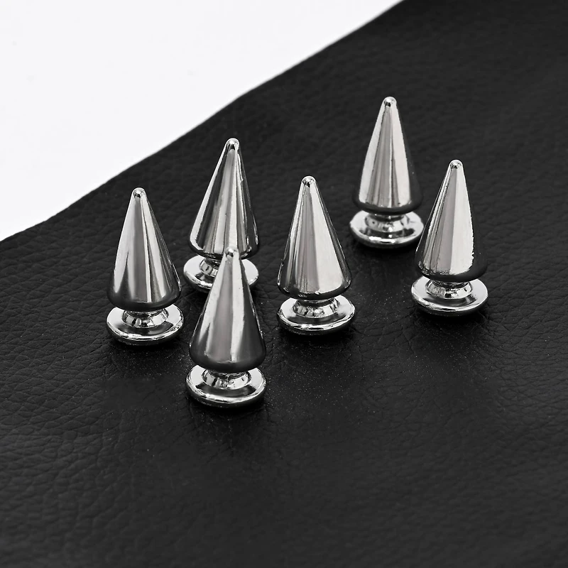 20mm Rhodium Spikes, 10ct. by Bead Landing™