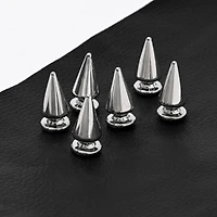 20mm Rhodium Spikes, 10ct. by Bead Landing™