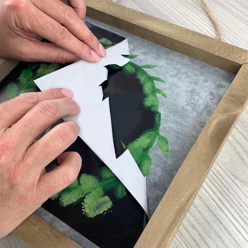 ArtSkills® 3 Pack 10" x 10" Wood Framed Metal Plaque