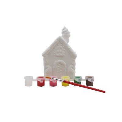 3D Ceramic Gingerbread House Kit by Creatology™