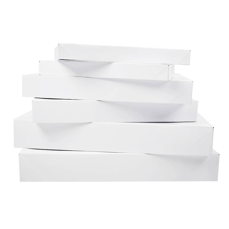 White Folded Gift Boxes Set by Celebrate It™