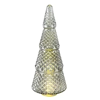 16" Silver Diamond Point Glass Tree Tabletop Décor by Ashland®