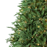 9ft. Pre-Lit Real Touch™ Cumberland Pine Artificial Christmas Tree, Warm White LED Lights