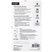 12 Packs: 3 ct. (36 total) Tombow Mini Power Glue Tape Runners