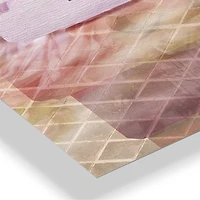 Designart Fashionista Reads Fashion 3 Panel Oversized Wall Clock