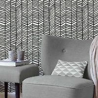 RoomMates Cat Coquillette Herringbone Peel & Stick Wallpaper