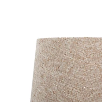 29" Brown Glass & Iron Coastal Table Lamp