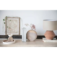 Hello Honey® 6" Rustic Two-Tone Stoneware Incense Burner