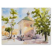 Designart - Rustic Church In The Village