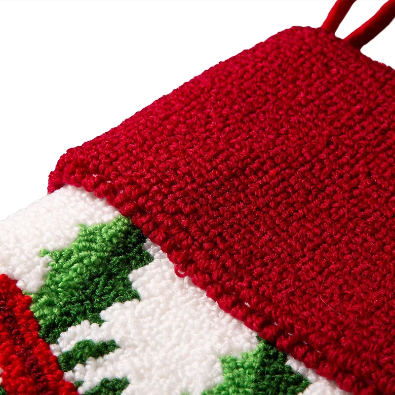 Glitzhome® 21" Cardinal Hooked Stocking