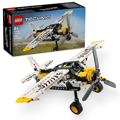 LEGO® Technic™ Bush Plane Aircraft Toy Vehicle Gift Set for Kids 42198