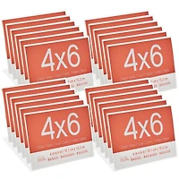 24 Pack: Acrylic Horizontal Bent 4" x 6" Frame, Basics by Studio Décor®