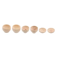 Miniature Wood Bowls & Plates by Make Market®