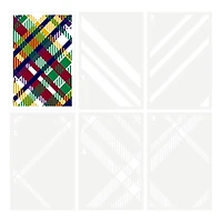 Plaid Layering Stencils by Recollections™