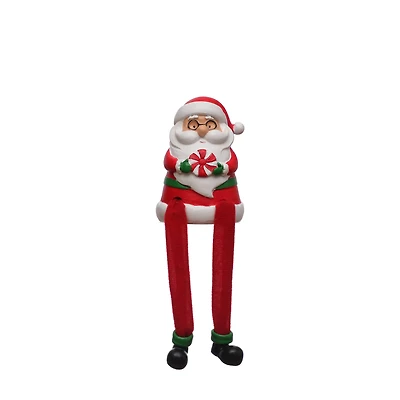 4" Sitting Santa Dangle Legs Tabletop Décor by Ashland®