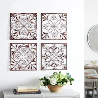 Brown Metal Rustic Wall Décor Set, 4ct.