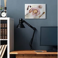 Stupell Industries Women's Glam Fashion Coffee Latte Art Designer Brand Canvas Wall Art