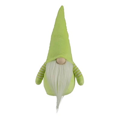 12" Lime Green Spring Gnome Decoration