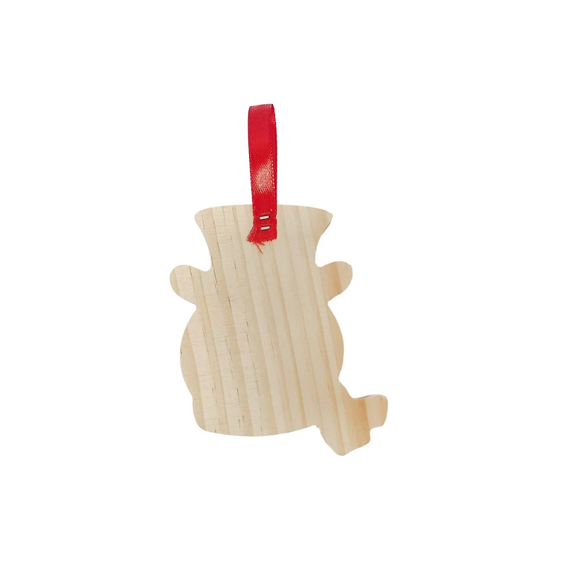 4.25" Snowman DIY Pinewood Ornament by Make Market®