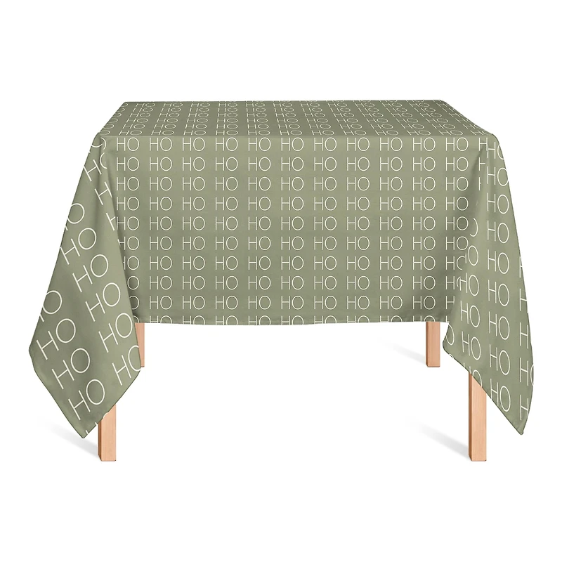 Ho Ho Ho Green 58" x 58" Tablecloth