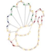 18" Lighted Turkey Thanksgiving Window Silhouette Decoration