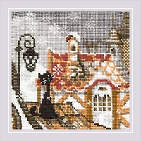 RIOLIS City & Cats Winter Counted Cross Stitch Kit