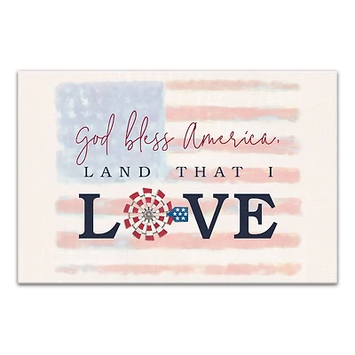 Land that I Love Canvas Wall Art