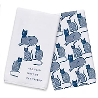 All Food Must be Tested Tea Towel Set