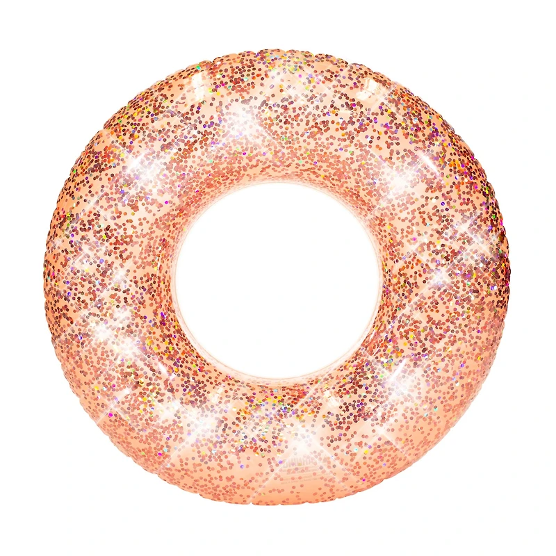 PoolCandy Glitterfied® Rose Gold Jumbo Pool Tube