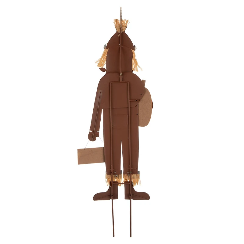 36" GlitzHome® Happy Harvest Scarecrow Yard Stake
