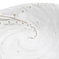 Hello Honey® 6.25" White Abalone Shell Stoneware Plates, 6ct.