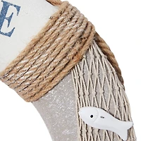 White Coastal Resin Wall Decor, 17" x 17"