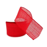 2.5" x 25ft. Faux Burlap Wired Ribbon by Celebrate It™
