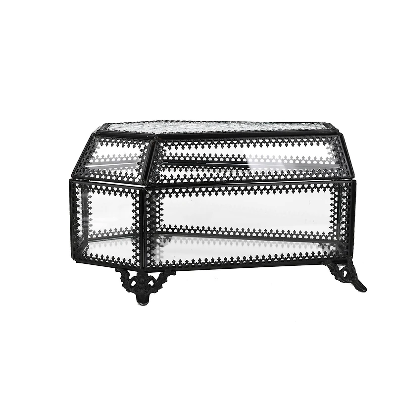 8" Etched Glass Coffin by Ashland®