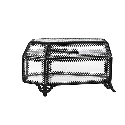 8" Etched Glass Coffin by Ashland®