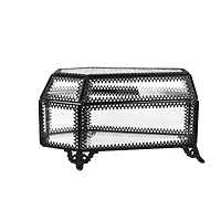 8" Etched Glass Coffin by Ashland®