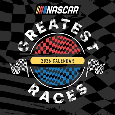 2026 Nascar Greatest Races Wall Calendar