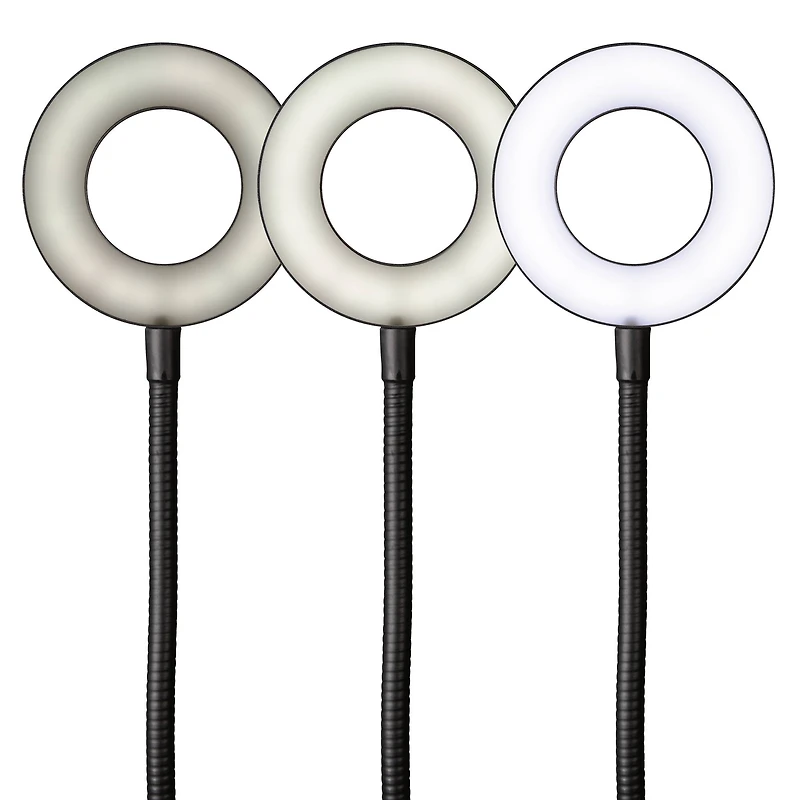 OttLite Dimmable Ring Light with Clip