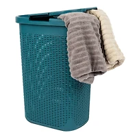 Mind Reader 60L Hamper Laundry Basket with Cutout Handles