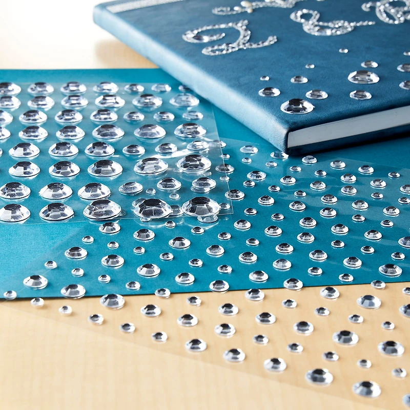 12 Pack: Clear Adhesive Rhinestone Value Pack By Recollections™