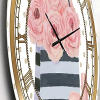 Designart 'Simply Splendid Ii Glam Wall Clock