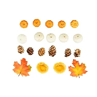 Pumpkin, Pinecone & Leaves Mix Decorative Components by Ashland®