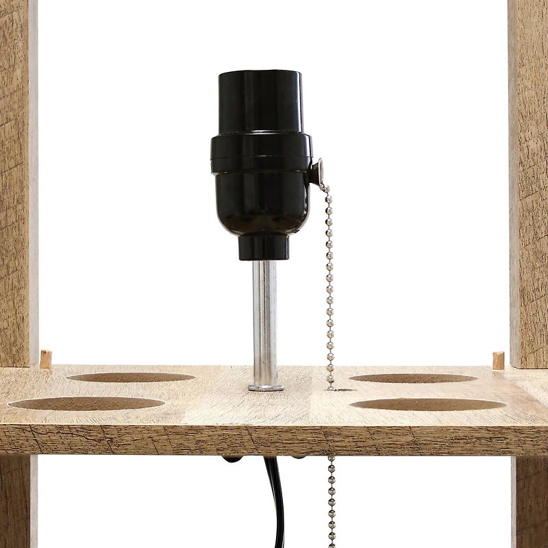 Simple Designs 5.2ft. Modern 3-Tier Floor Lamp Storage Shelf