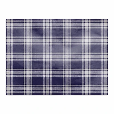 Navy Plaid 18" x 14" Poly Twill Placemat