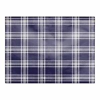 Navy Plaid 18" x 14" Poly Twill Placemat