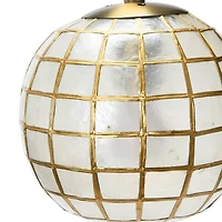 Hello Honey® 13" Metal Princess Capiz Wall Lamp