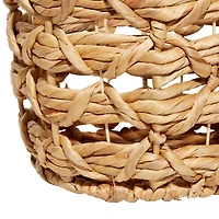 Brown Seagrass Coastal Storage Basket Set