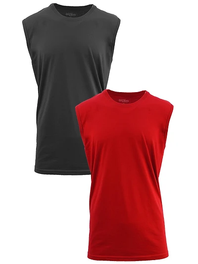 Galaxy by Harvic Muscle Tank Men's T-Shirt 2 Pack