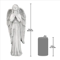 Design Toscano Medium Divine Guidance: Praying Angel Garden Statue