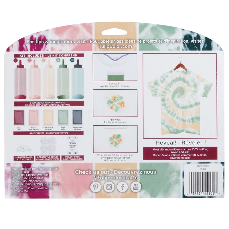 6 Pack: Tulip® Wilderness One-Step Tie-Dye Kit®